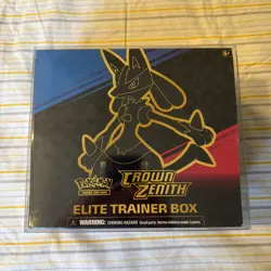 Pokemon TCG Crown Zenith Elite Trainer Box ETB Sealed - Image 1