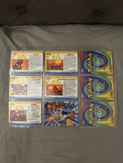 Pokemon Topps 99' The First Movie Complete Set 72/72 1st Print Blue Logo NM-Mint - Image 2