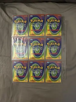 Pokemon Topps 99' The First Movie Complete Set 72/72 1st Print Blue Logo NM-Mint - Image 3