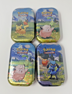 4x Pokemon TCG Mega Evolution Ascended Heroes Mini Tins Factory Sealed FAST SHIP - Image 1