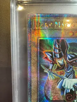 YU-GI-OH! PCG 8.5 Dark Magician LC01-EN005 QCR Att Error Card - Image 2