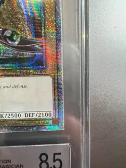 YU-GI-OH! PCG 8.5 Dark Magician LC01-EN005 QCR Att Error Card - Image 5