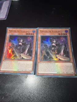 DUAD-EN026 Morgana the Witch of Eyes Super Rare 1st Ed YuGiOh X 2 - Image 2