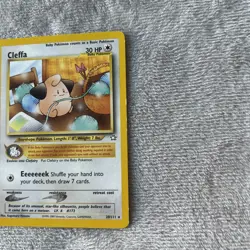 Cleffa 20/111 | Neo Genesis | Non Holo Pokemon Card LP - Image 2
