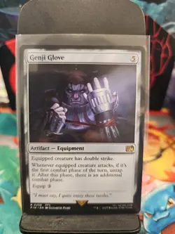 Genji Glove Final Fantasy Regular Card NM #258 MTG Fin Magic the Gathering - Image 1