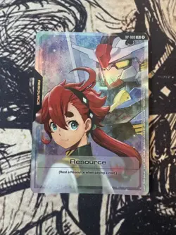 Gundam Card Resource Suletta Mercury Aerial RP-009 P Promo ENGLISH GEN CON 2025 - Image 1