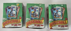 Lot of (3) 1990 Topps Baseball Wax Boxes 36 Factory Sealed Packs - Image 1