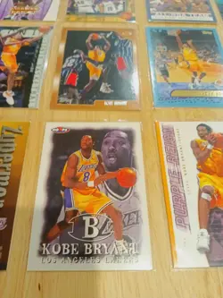 Kobe Bryant Card Lot 24 Cards RC Inserts Lakers Z-Force Metal UD Topps Fleer - Image 2