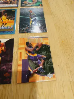 Kobe Bryant Card Lot 24 Cards RC Inserts Lakers Z-Force Metal UD Topps Fleer - Image 4