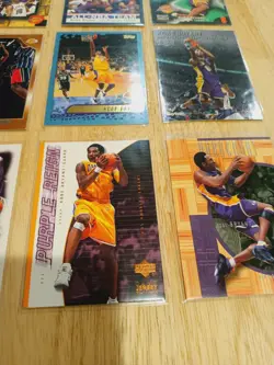 Kobe Bryant Card Lot 24 Cards RC Inserts Lakers Z-Force Metal UD Topps Fleer - Image 5