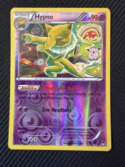 Hypno 51/122 & Clefairy 81/122 Reverse Holo BREAKPoint Tomokazu Komiya - Image 2