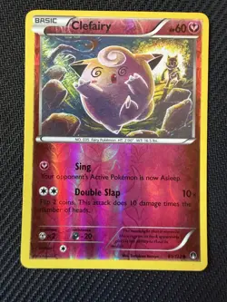 Hypno 51/122 & Clefairy 81/122 Reverse Holo BREAKPoint Tomokazu Komiya - Image 3