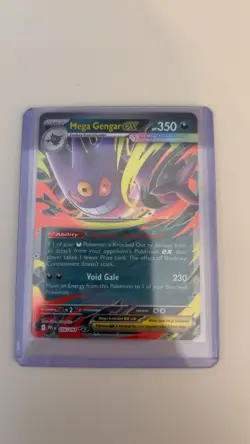 Mega Gengar EX 056/094 Phantasmal Flames NM Double Rare Pokemon TCG - Image 2