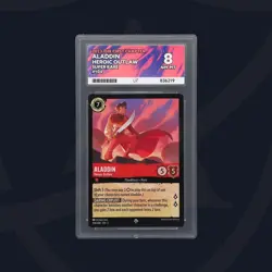 Disney Lorcana The First Chapter - Aladdin Heroic Outlaw - 104/204 - SR Ace 8 - Image 1