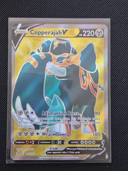 Pokemon TCG Copperajah v Rebel Clash 187/192 Holo Full Art Ultra Rare NM - Image 1