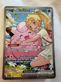 Pack Fresh Mint Lillie’s Clefairy Ex SIR 280/217 Ascended Heroes - Pokemon TCG - Image 1