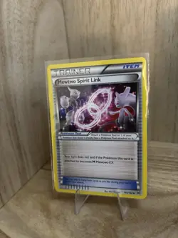 Pokemon Mewtwo Spirit Link 144/162 Breakthrough Uncommon Trainer Card 2015 - Image 1