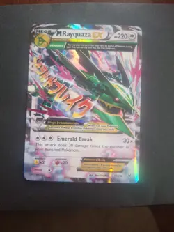 Pokemon M Rayquaza EX Roaring Skies Ultra Rare Holo Card 76/108 - Image 1