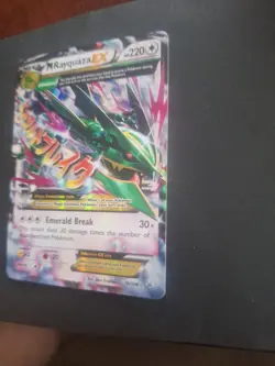 Pokemon M Rayquaza EX Roaring Skies Ultra Rare Holo Card 76/108 - Image 3