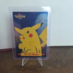 TV2 Pikachu Pokemon Card FOIL Topps Series 1 1999 TV Animation Edition - Image 1