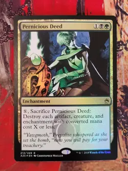 MTG Card: Pernicious Deed (Masters 25) FOIL - Image 1