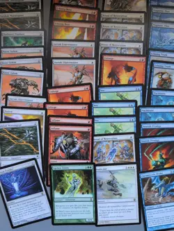 MTG 100 Darksteel Cards Onl.Inc Some Rares.Dsteel2. Myr Matrix,Serum Powder - Image 3