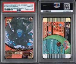 PSA 10 Naruto Uzumaki #002 2007 DCD Data Carddass POP 12 Japanese Card - Image 3
