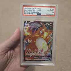 Pokemon Card - Charizard VMAX 020/189 Darkness Ablaze Holo Rare - PSA 10 - Image 1