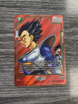 Dragon Ball Super Card Game Manga Booster Vegeta SB01-025 English SR Alt Art - Image 1
