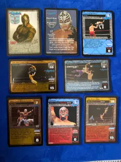 WWE Raw Deal Card Rey Mysterio Set - Image 1