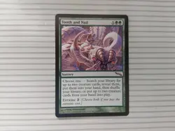 Magic: the Gathering Cards - Mirrodin ~ Rare ~ Tooth and Nail (EX) - Image 1