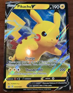 Pokemon Pikachu V 2021- Jumbo Card - Image 1