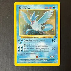 1999 Articuno 2/62 Holo Rare Pokemon Card - Fossil Set - Image 2