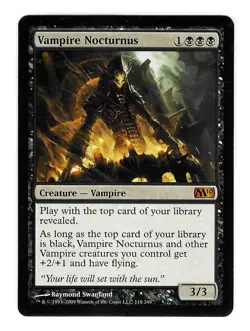 Three MTG 2010 Core Set Mythics Sphinx Ambassador Liliana Vess Vampire Nocturnus - Image 5