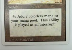 MTG SOL RING Magic The Gathering REVISED EDITION NM - Image 5