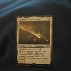 MTG Anduril flame of the west mythic rare Lord of the rings FOIL - Image 1