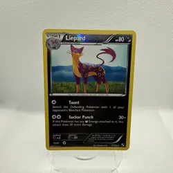 Pokemon Liepard TCG Rare Black and White Card 67/114 NM Condition - Image 2