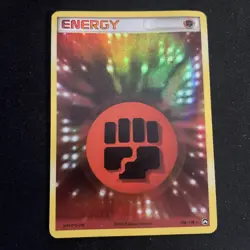 Pokemon TCG Fighting Energy 108/108 Reverse Holo Rare Power Keepers - Image 1