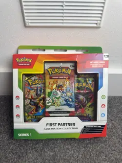 Pokemon TCG First Partner Pack Series 1 Illustration Collection Box Sealed New - Image 1