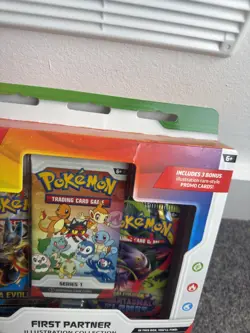 Pokemon TCG First Partner Pack Series 1 Illustration Collection Box Sealed New - Image 2