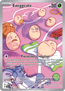 EXEGGCUTE 192/191 ILLUSTRATION RARE SURGING SPARKS POKEMON NEAR MINT - Image 1