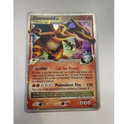 Pokemon Charizard G Lv.X Promo Holo DP45 Diamond & Pearl 120 HP Malevolent Fire - Image 1