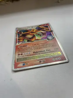 Pokemon Charizard G Lv.X Promo Holo DP45 Diamond & Pearl 120 HP Malevolent Fire - Image 3