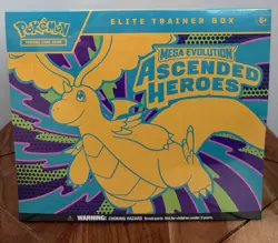 Pokemon TCG Mega Evolution Ascended Heroes Elite Trainer Box Dragonite Zekrom - Image 1