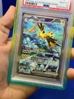 Pokemon Scarlet & Violet 151 Zapdos ex #202 202/165 SIR Alt Art PSA 10 W Guard - Image 2