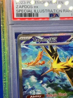 Pokemon Scarlet & Violet 151 Zapdos ex #202 202/165 SIR Alt Art PSA 10 W Guard - Image 3