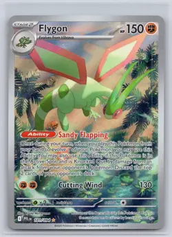 Flygon 101/094 Illustration Rare Phantasmal Flames Pokemon Near Mint - Image 1