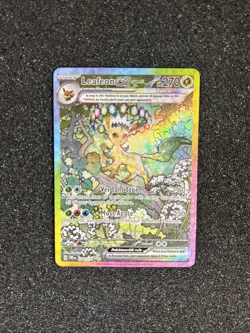 2025 Pokemon Leafeon ex 144/131 Sv: Prismatic Evolutions Holo NM 🤩 - Image 1