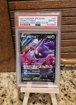 Pokemon Ss: Inteleon Vmax Crobat V 007/022 Holo Gem MT PSA 10 Japanese - Image 1