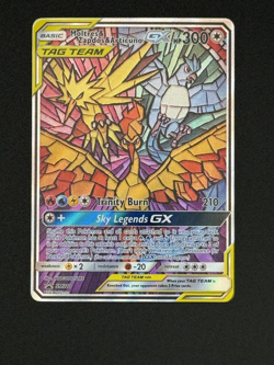 Pokemon Moltres & Zapdos & Articuno GX - Black Star Promo SM210 - Hidden Fates - Image 1